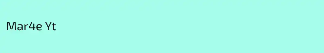 Mar4e Yt